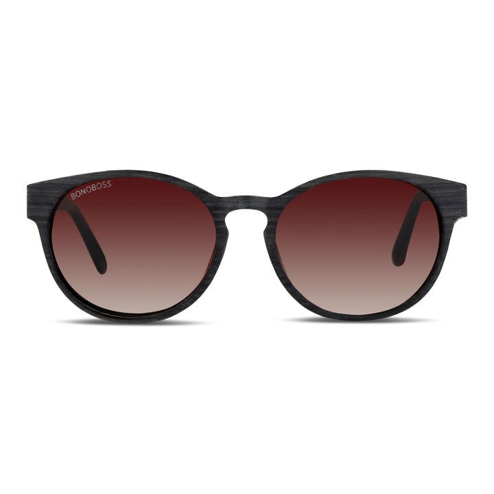 Chiloé 110 Wood lentes de sol café vista frontal diseño universal #color_brown