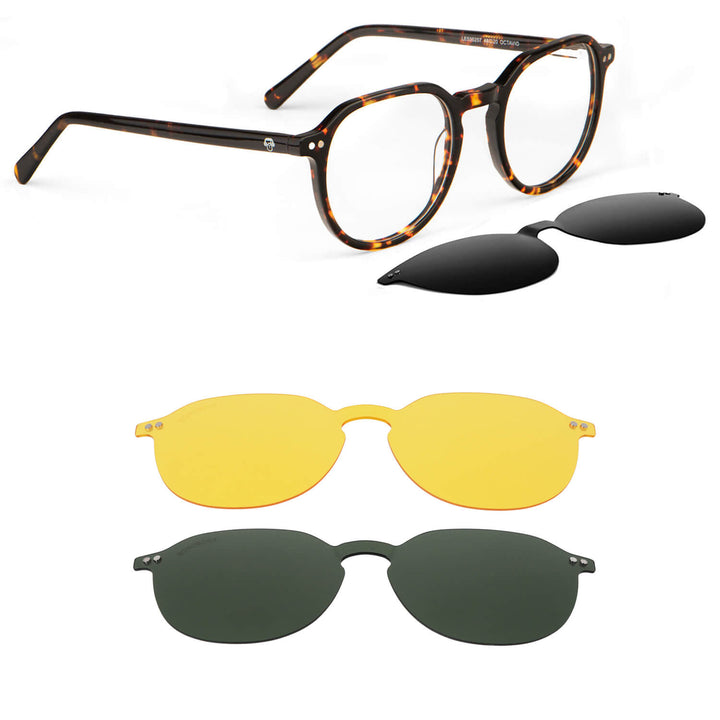 Canarias lentes ópticos carey tortoise para hombre y mujer #color_carey
