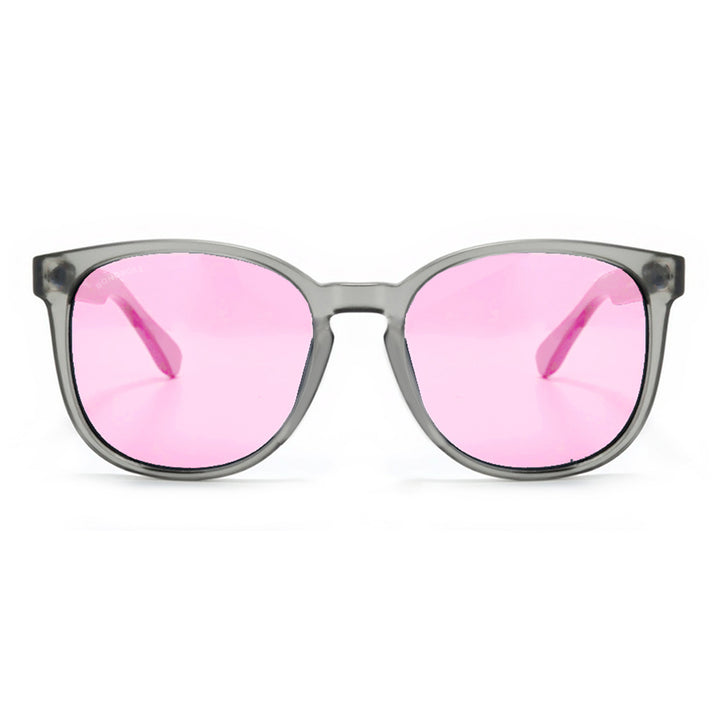 Meli TSP lentes de sol rosado vista frontal diseño universal #color_rosado