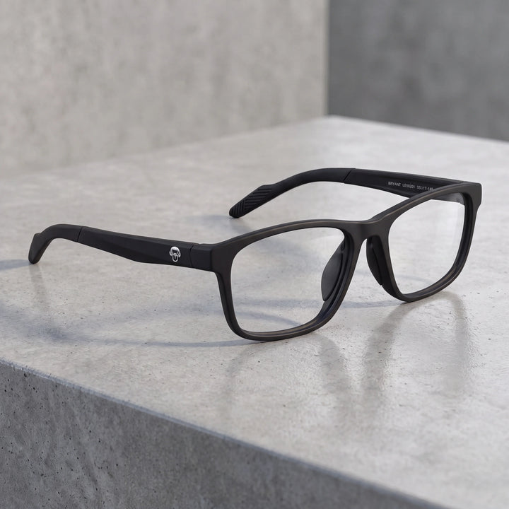 Lentes ópticos deportivos Bonoboss Bryant Negro superficie limpia #color_negro