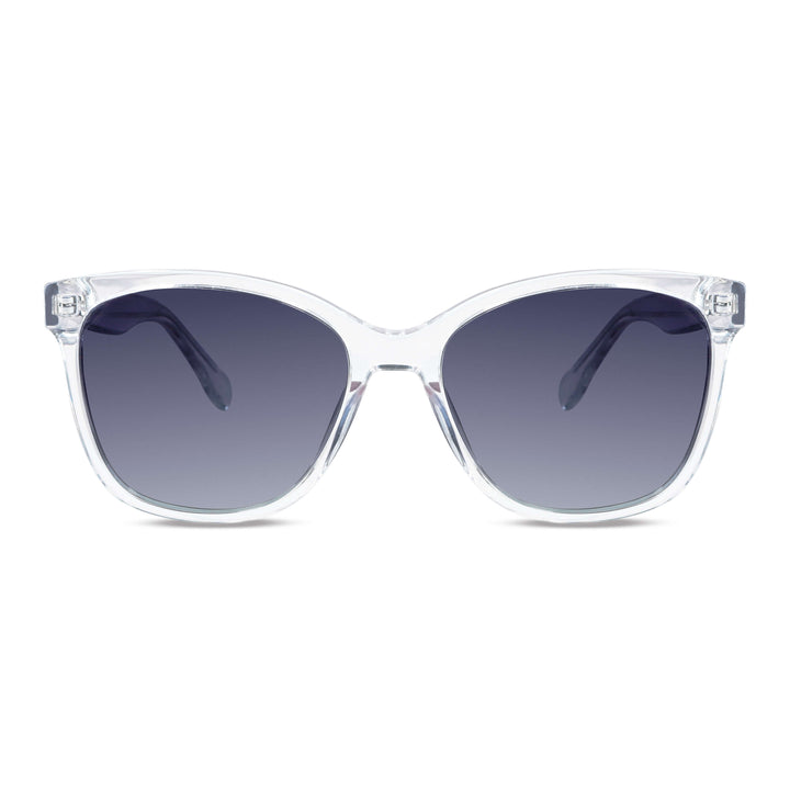 Tiare ❀ anteojos de sol transparente diseño frontal para mujer #color_transparente