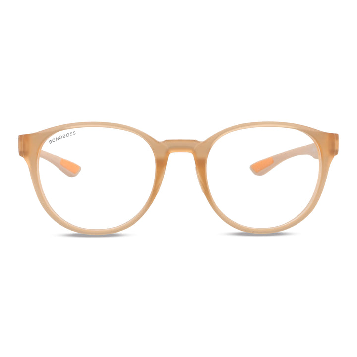 Ashley lentes filtro azul champagne vista frontal diseño universal #color_champagne