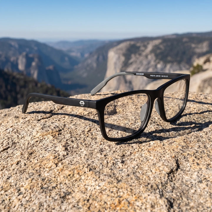 Lentes ópticos deportivos Bonoboss Phelps Negro cerro cumbre #editorial_banner_confianza #color_negro