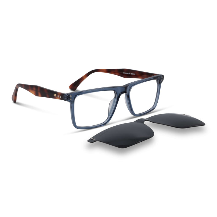 Clips de Repuestos - No Incluye Armazón gafas ópticos celeste carey perspectiva 3/4 para mujer #color_azul
