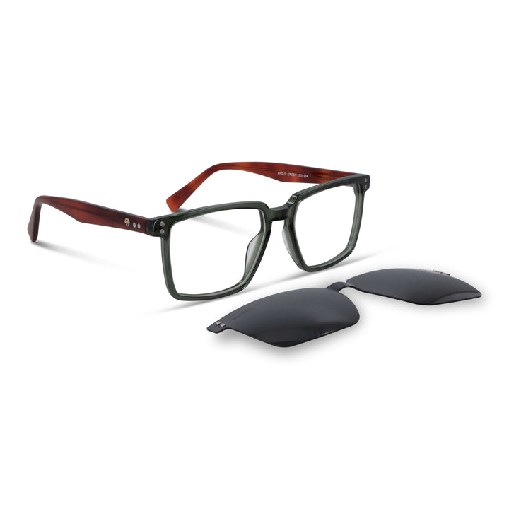 Apolo lentes ópticos vista frontal para mujer #color_verde