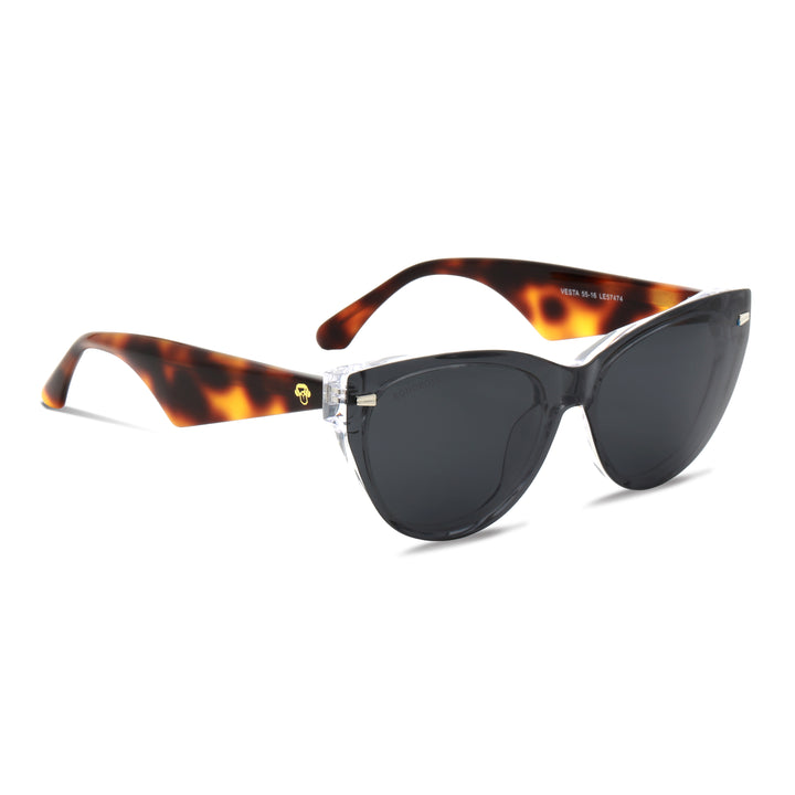 Frontal Vesta clip de sol polarizado filtro luz azul #color_transparente