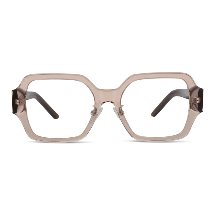 Venus lentes de sol champagne vista frontal diseño universal #color_champagne