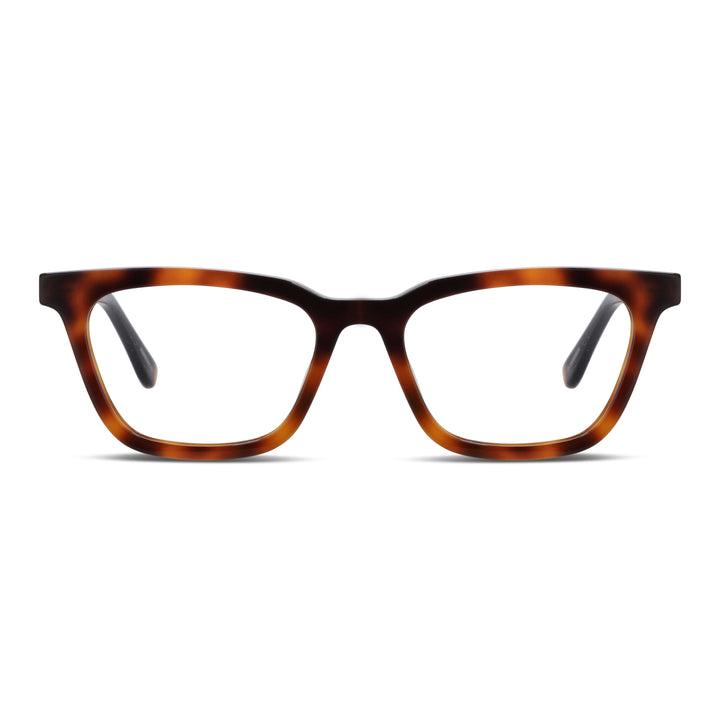 Oliver lentes ópticos carey tortoise vista frontal diseño universal #color_carey