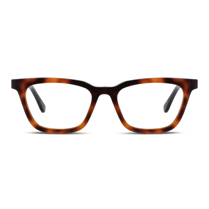 Oliver lentes ópticos carey tortoise vista frontal diseño universal #color_carey