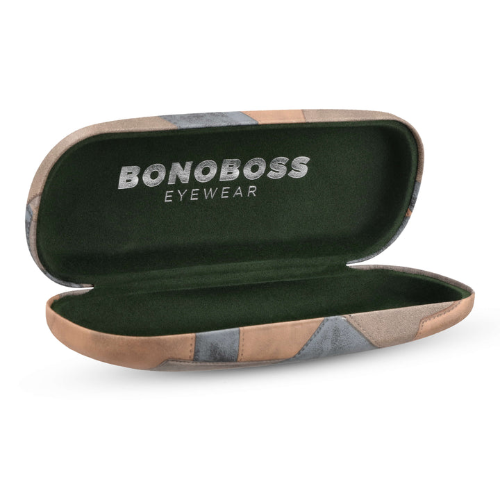 Estuche premium incluido con Estuche Clamb accesorio para lentes Bonoboss #color_cafe