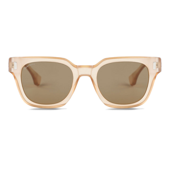 Osorno RPET lentes de sol champagne vista frontal diseño universal #color_champagne