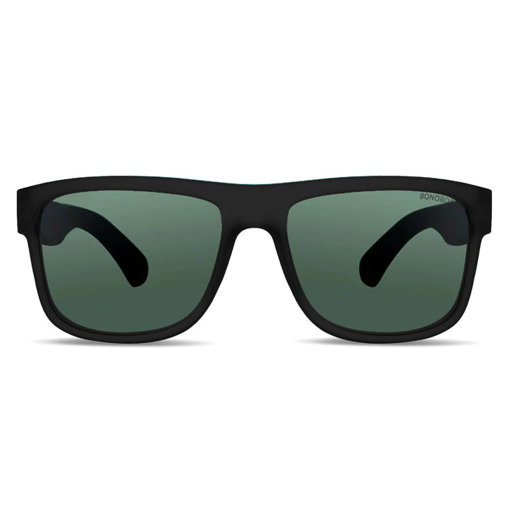 Vista frontal de Aukan Dark anteojos de sol color G15 verde militar para hombre #color_g15