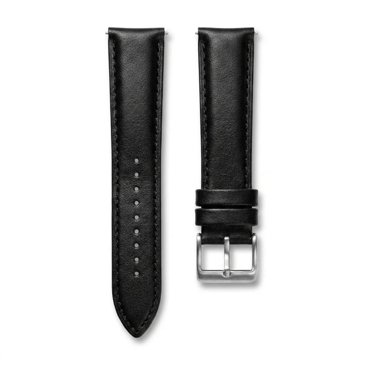 Bonoboss Correa Cuero Premium 22mm Black - layout flat lay vista cenital #editorial_wb_canonical #color_black