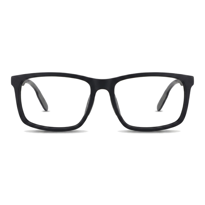 Lentes ópticos deportivos Bonoboss Phelps Negro vista frontal para natación #editorial_frontal #color_negro