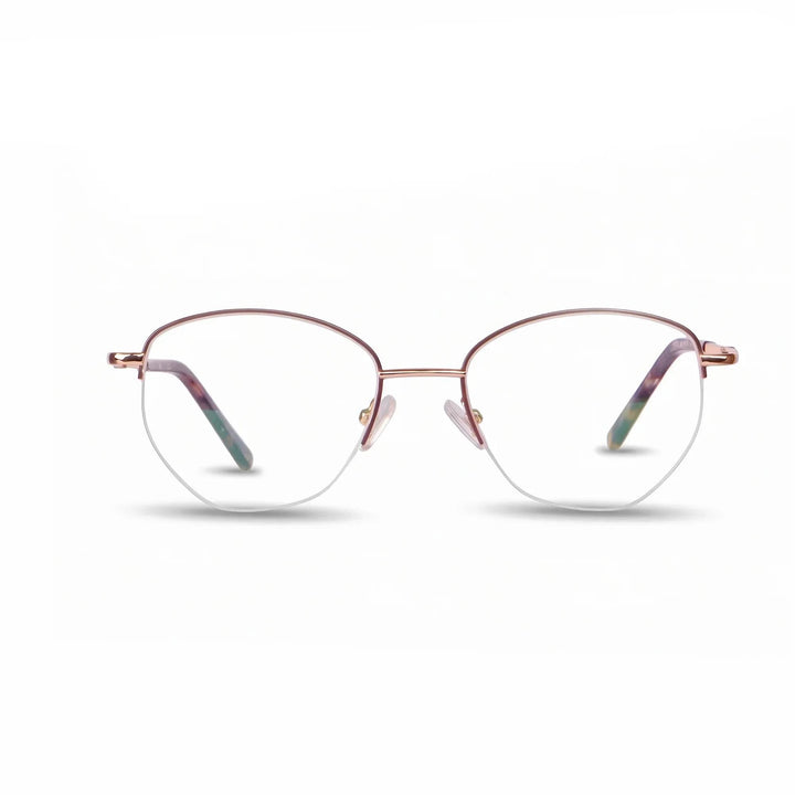 Anteojos Fiore 3921 en café dorado – vista frontal #color_brown