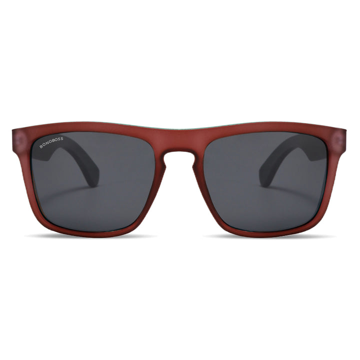 Lautaro lentes de sol wine vista frontal diseño universal #color_wine