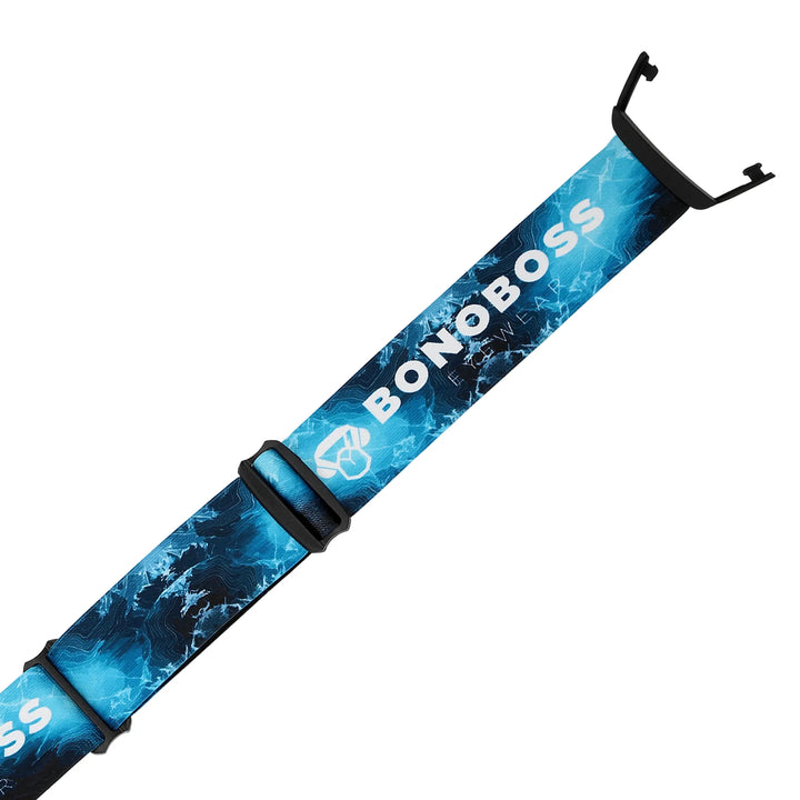 Bonoboss Strap repuesto para Antiparra de Nieve Powder Calipso - para ski y snowboard vista frontal #color_calipso