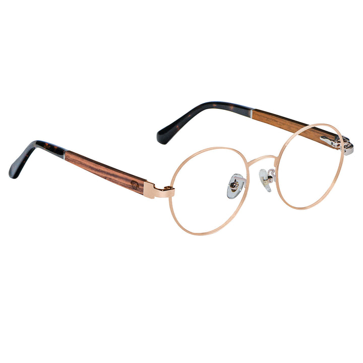 Harry lentes filtro azul dorado vista frontal diseño universal #color_dorado #foto_frontal