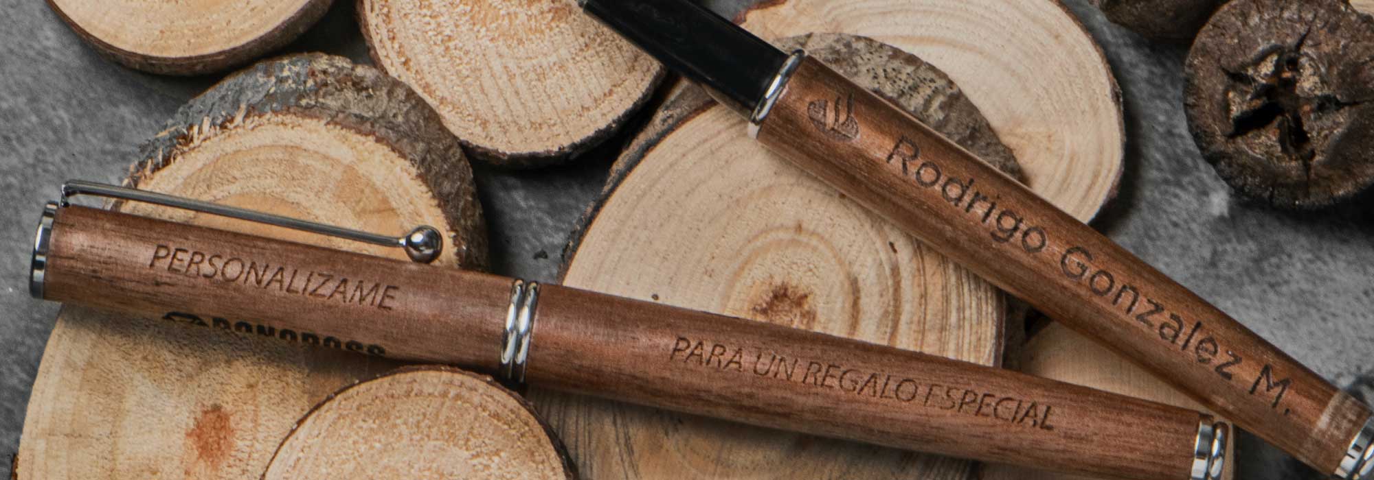 Lapices de madera sustentables y personalizables para mujer y para hombre