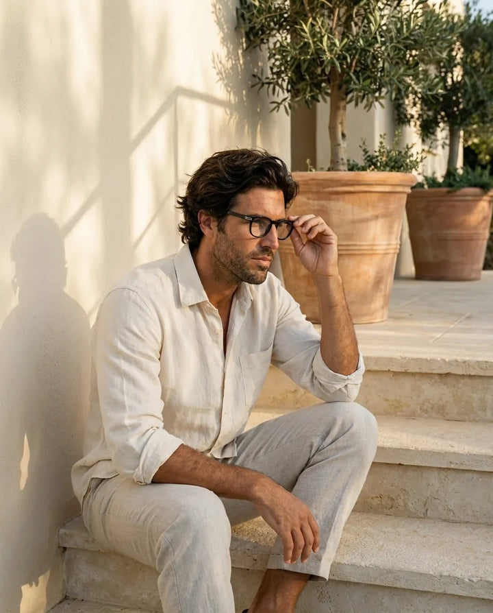 Bonoboss Dylan Negro - modelo hombre escalones villa mediterranea editorial #editorial_banner_confianza #color_negro
