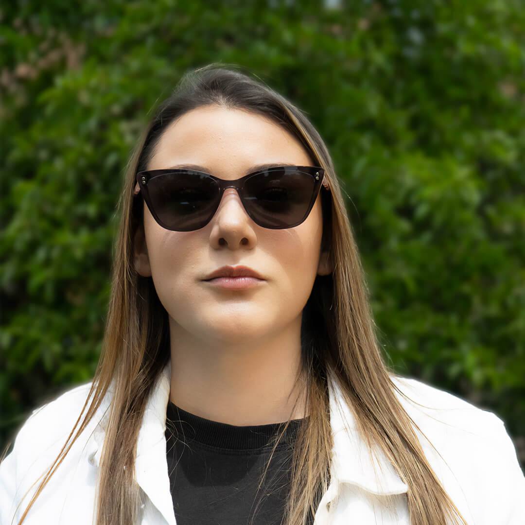 anteojos opticos agatados de mujer con clip de sol polarizado con sobrelente lentes con receta durazno