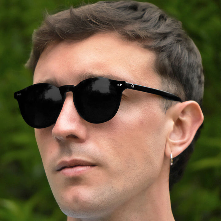 gafas opticas marcos con clip de sol imantado #color_negro