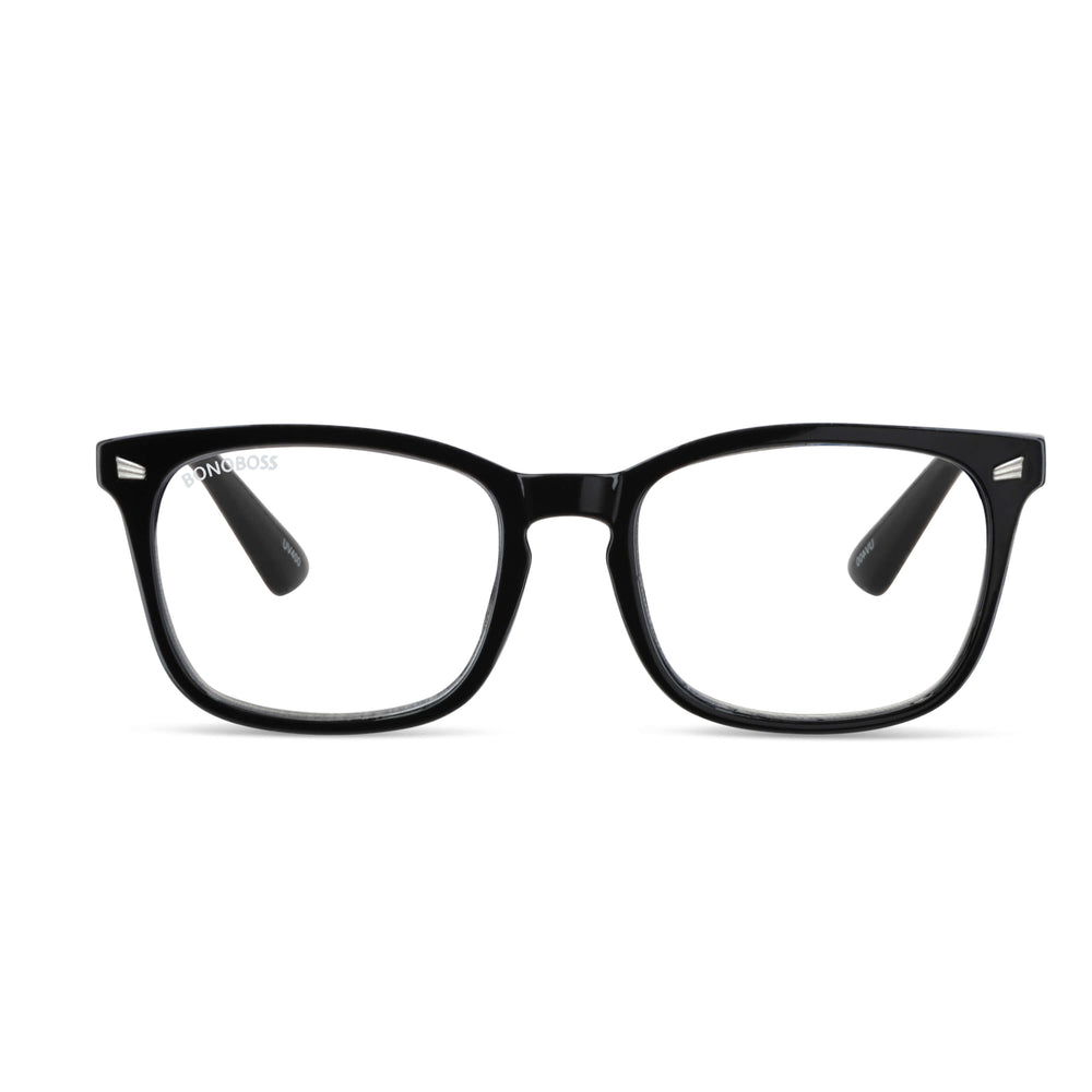 Oncol Black lentes filtro azul vista frontal diseño universal #editorial_detail1 #color_default