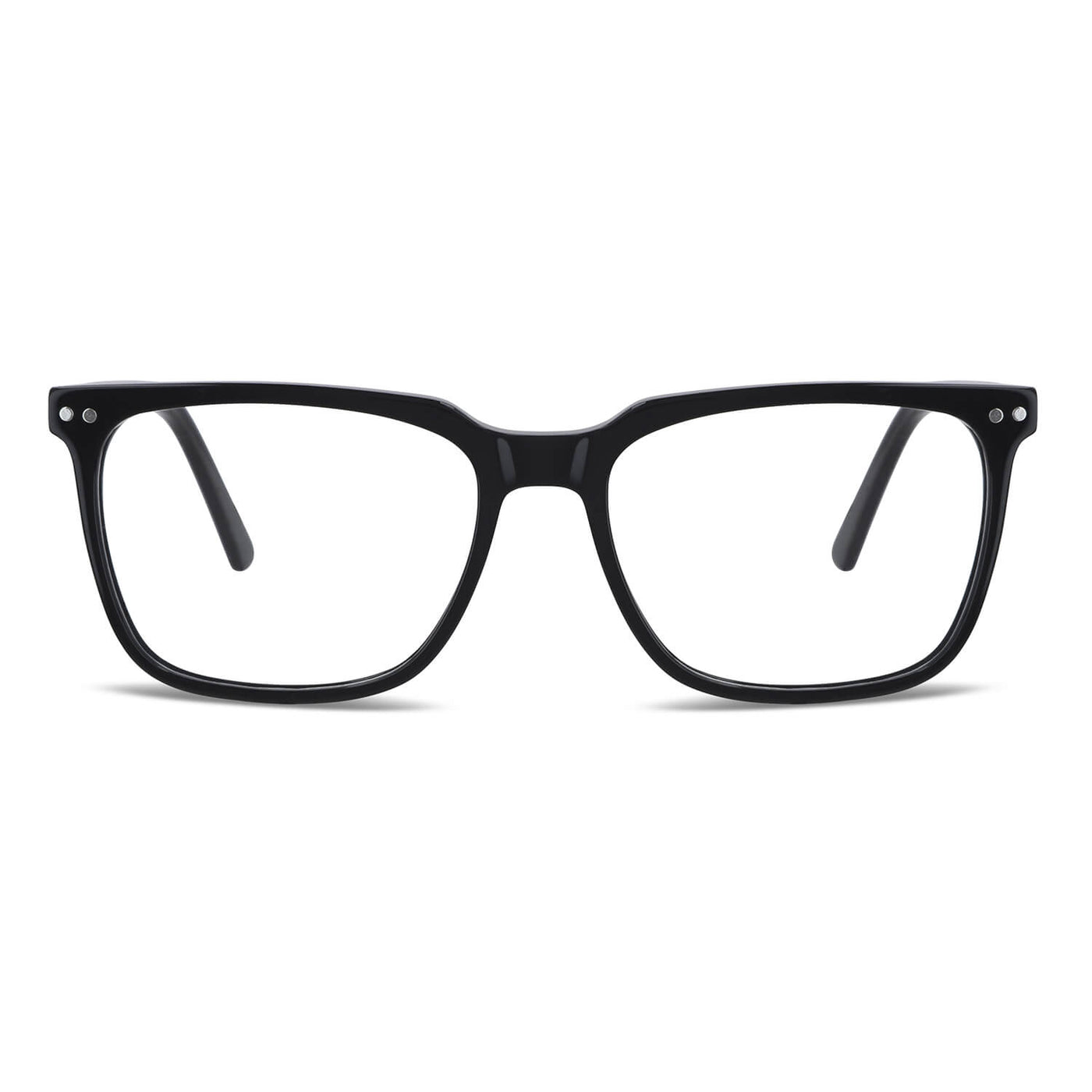 armazones marcos opticos de color negro con clip de sol polarizado mica magnetica opticos con receta para hombre y mujer ecologico sustentable plastico reciclado