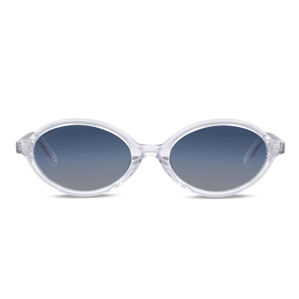 Guapi Island lentes ópticos transparente vista frontal diseño universal #color_transparente