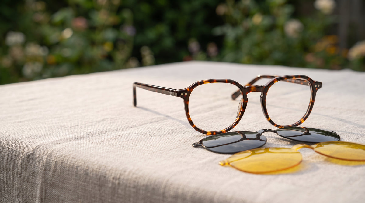 lentes opticos con clip de sol polarizado con receta