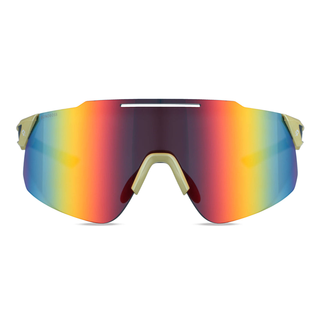 lentes anteojos de sol deportivos polarizados opticos para trial o bicicleta downhill o para nieve esquiar ryder de plastico reciclado sustentable ecologico con o sin receta regalo corporativo #color_yellow