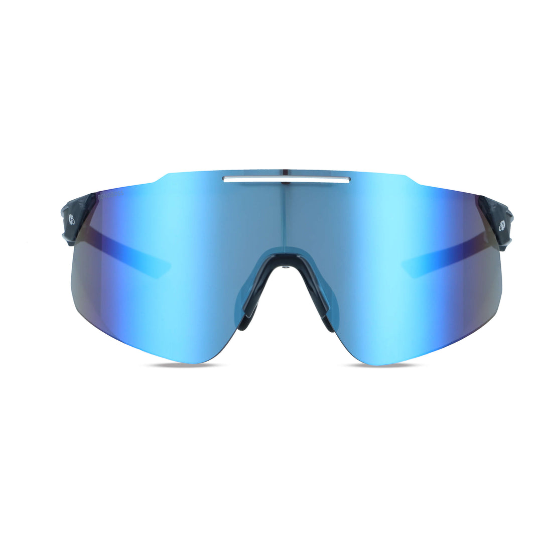 lentes anteojos de sol deportivos polarizados opticos para trial o bicicleta downhill o para nieve esquiar ryder de plastico reciclado sustentable ecologico con o sin receta regalo corporativo #color_yellow