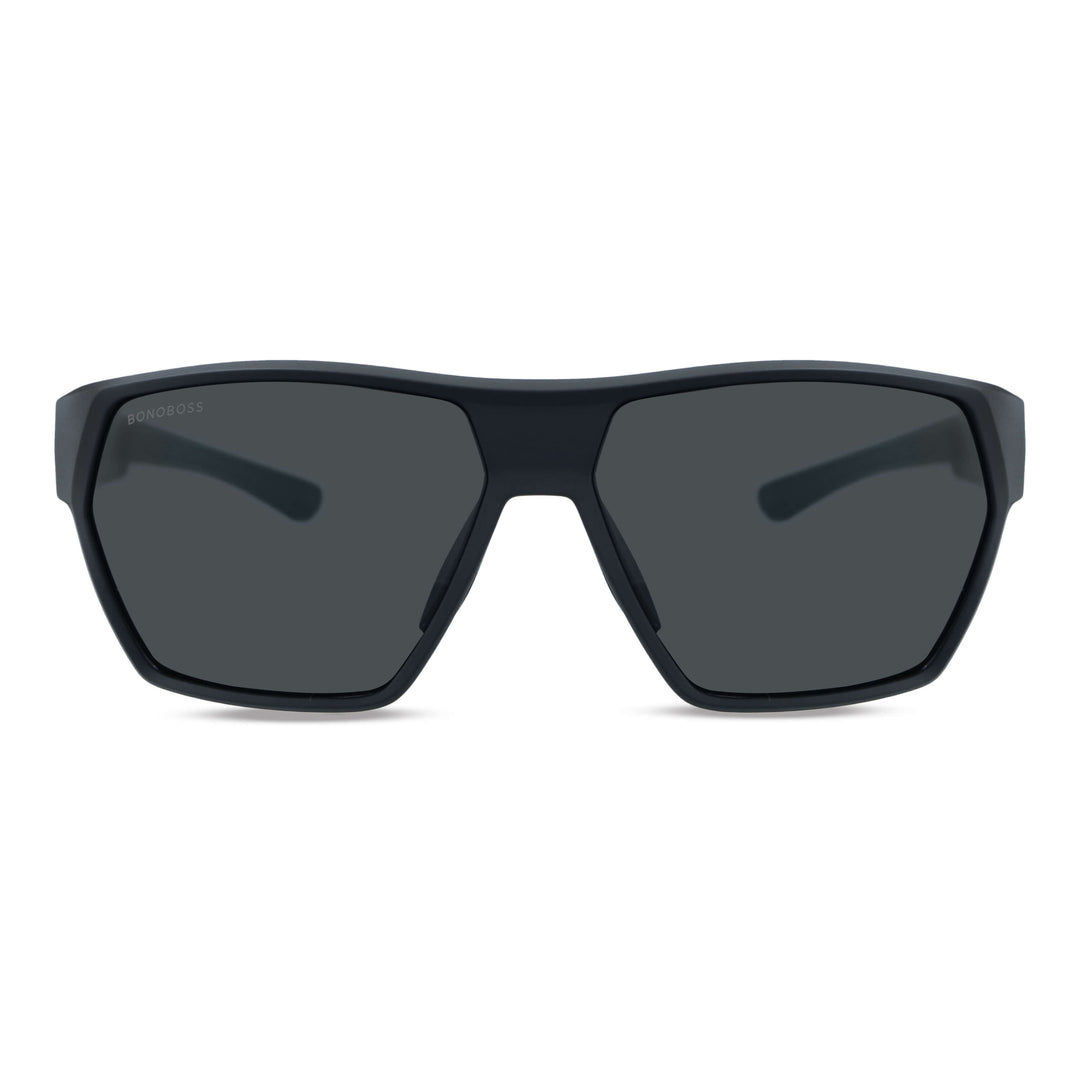 lentes anteojos de sol deportivos polarizados opticos para curvos con o sin receta gafas para pesca gafas polarizadas envolventes de plastico reciclado sustentable ecologico con o sin receta regalo corporativo vista frontal #color_azul