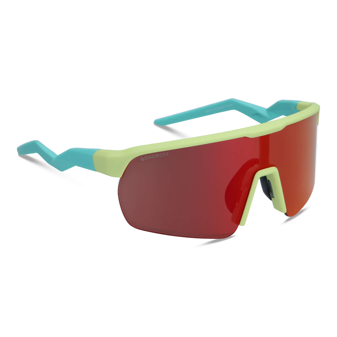 anteojos gafas de sol polarizadas deportivas para hombre y mujer andar en bicicleta o jugar padel pescar deportes outdoor transparentes tipo oakley espejadas grandes #color_sky