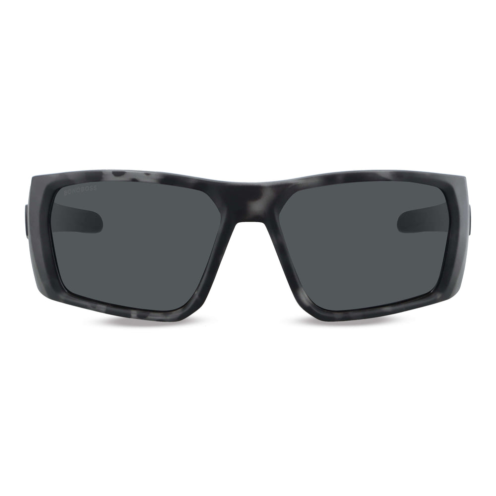 lentes anteojos de sol deportivos polarizados opticos para curvos con o sin receta para pesca gafas envolventes de plastico reciclado sustentable ecologico con o sin receta regalo corporativo vista angulada #color_dark-camo