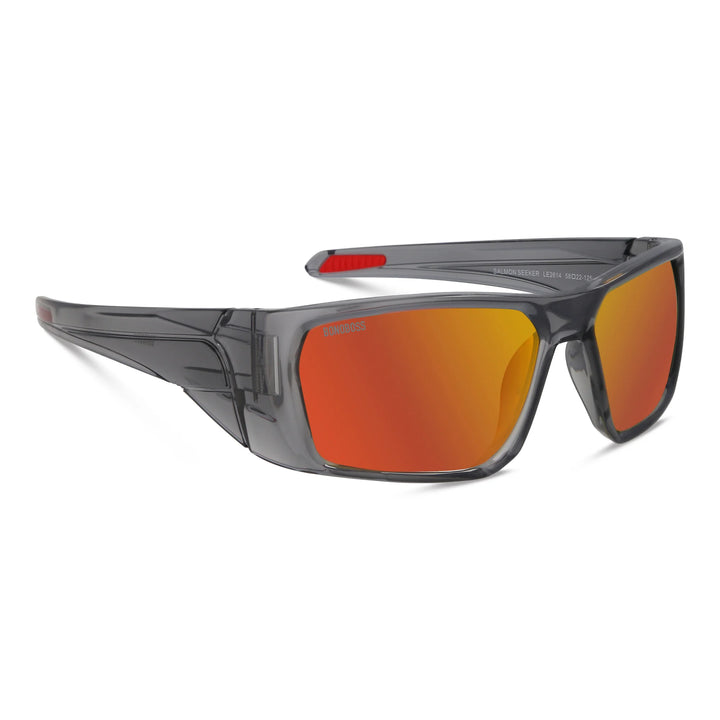 Lentes de sol Salmon Seeker Rojo vista 3/4 #color_rojo