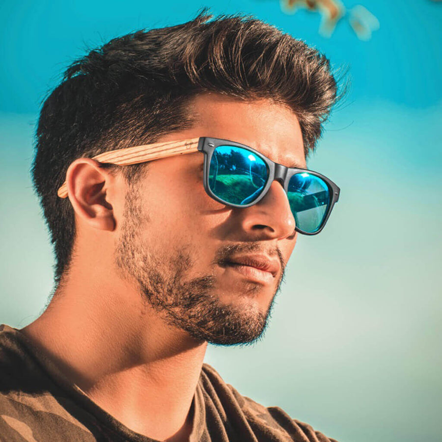 Foto de contexto Acacia - Negro / Espejado Azul