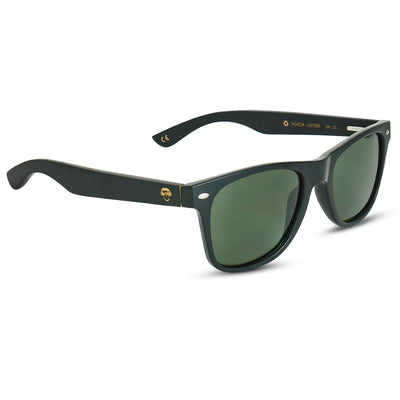 anteojos de sol polarizados G15 negro wayfarer rayban hombre mujer de moda plastico reciclado madera ecologica sustentable