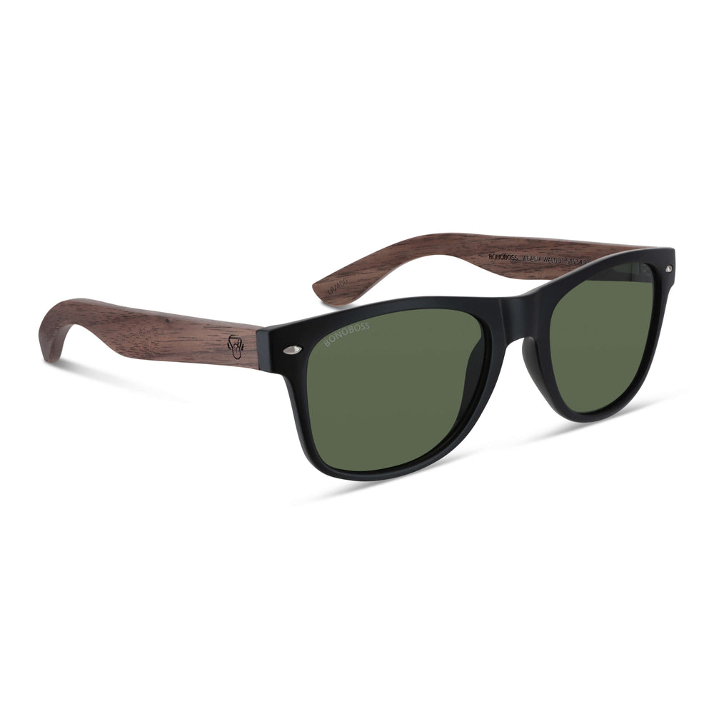 Acacia Nogal lentes polarizados G15 verde militar vista frontal para hombre y mujer #color_g15