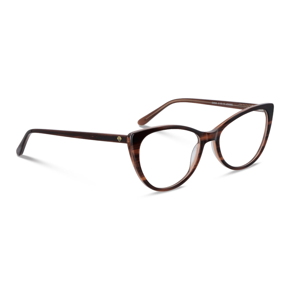 Emily lentes filtro azul café vista frontal diseño universal #color_brown