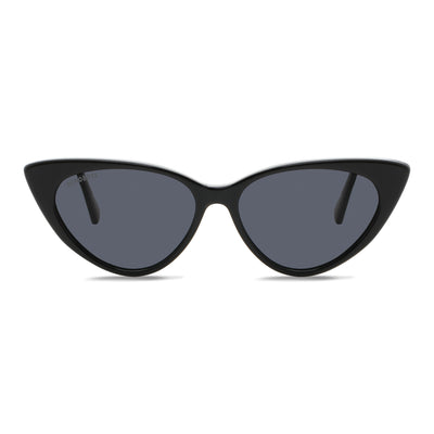 anteojos de sol gafas polarizadas retro femme bonoboss acetato reciclado sustentable elegantes coleccion diseñador moda mujer gato #color_negro