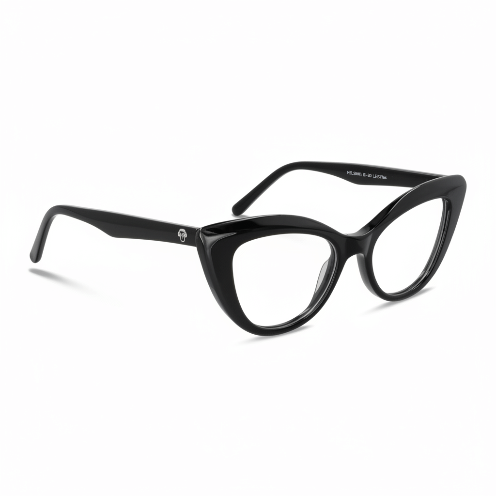 unos armazones opticos de la marca bonoboss agatados de color negro en vista angulada superior con fondo blanco. marcos opticos de color negro #color_negro