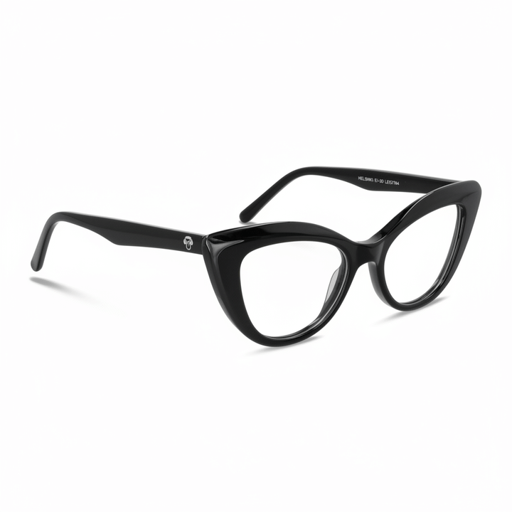 unos armazones opticos de la marca bonoboss agatados de color negro en vista angulada superior con fondo blanco. marcos opticos de color negro #color_negro