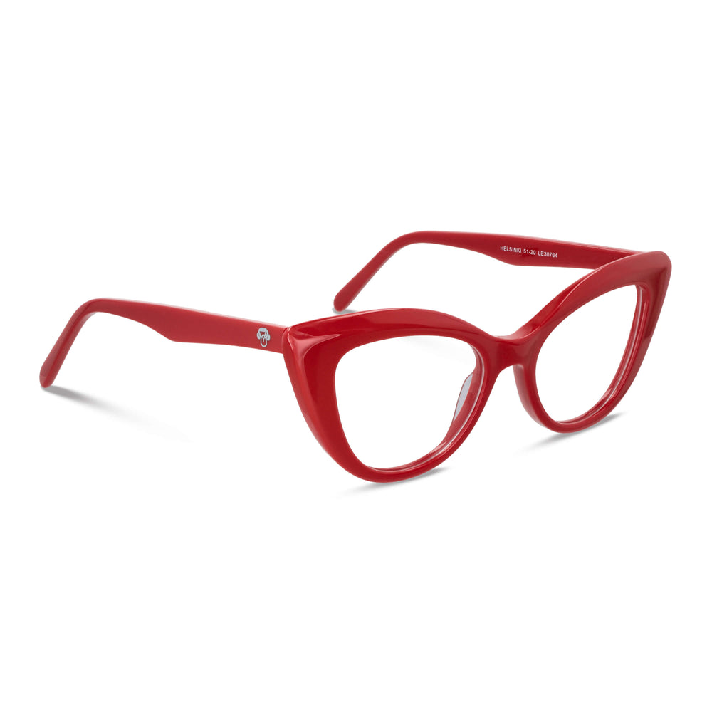 la foto lateral de una mujer usando armazones opticos agatados retro para mujer de cara redonda grande de marca Bonoboss en acetato biodegradable natural de color negro #color_negro