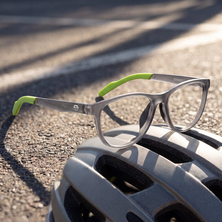 Lentes ópticos deportivos Bonoboss Lewis Verde bici casco #color_verde