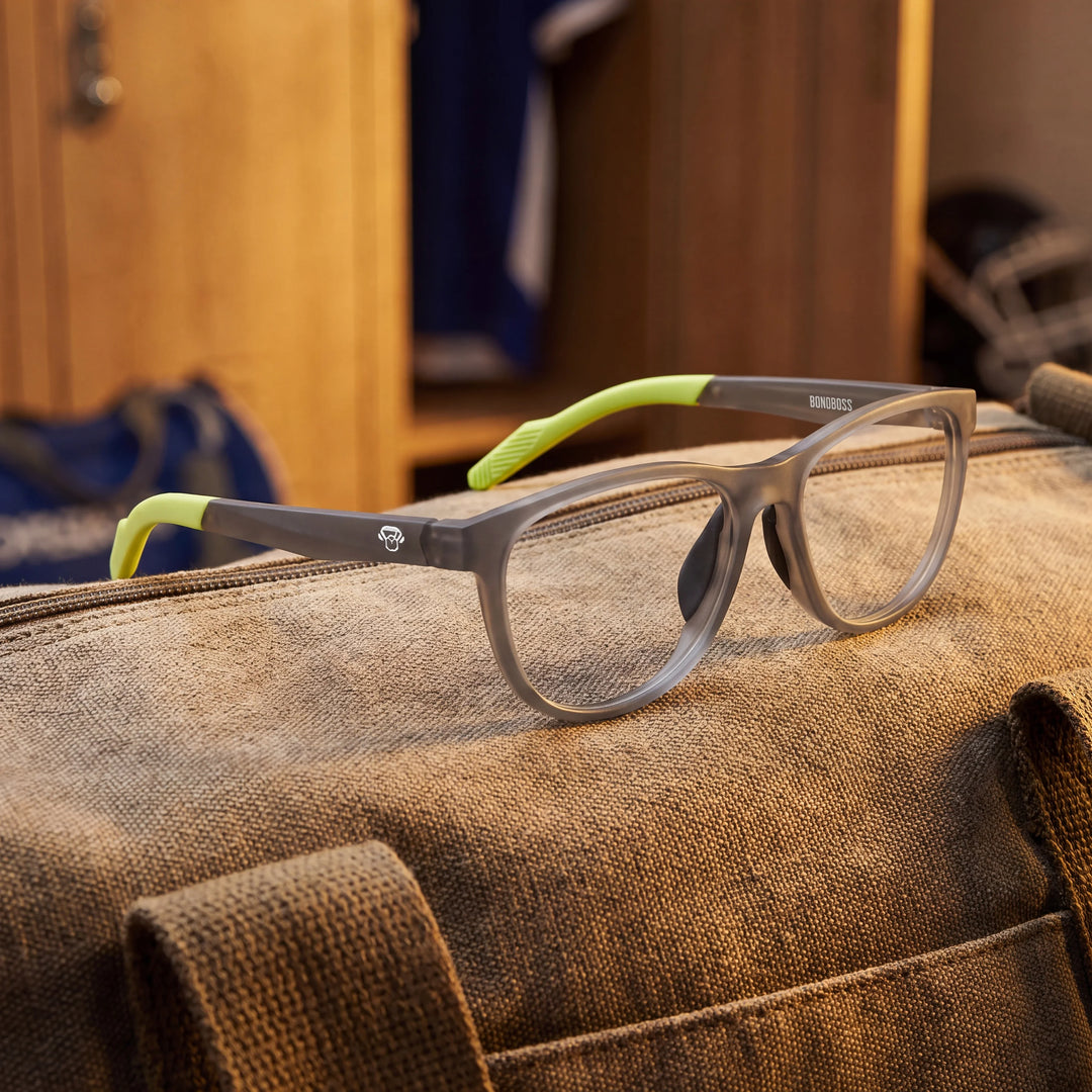 Lentes ópticos deportivos Bonoboss Lewis Verde bolso deportivo #color_verde