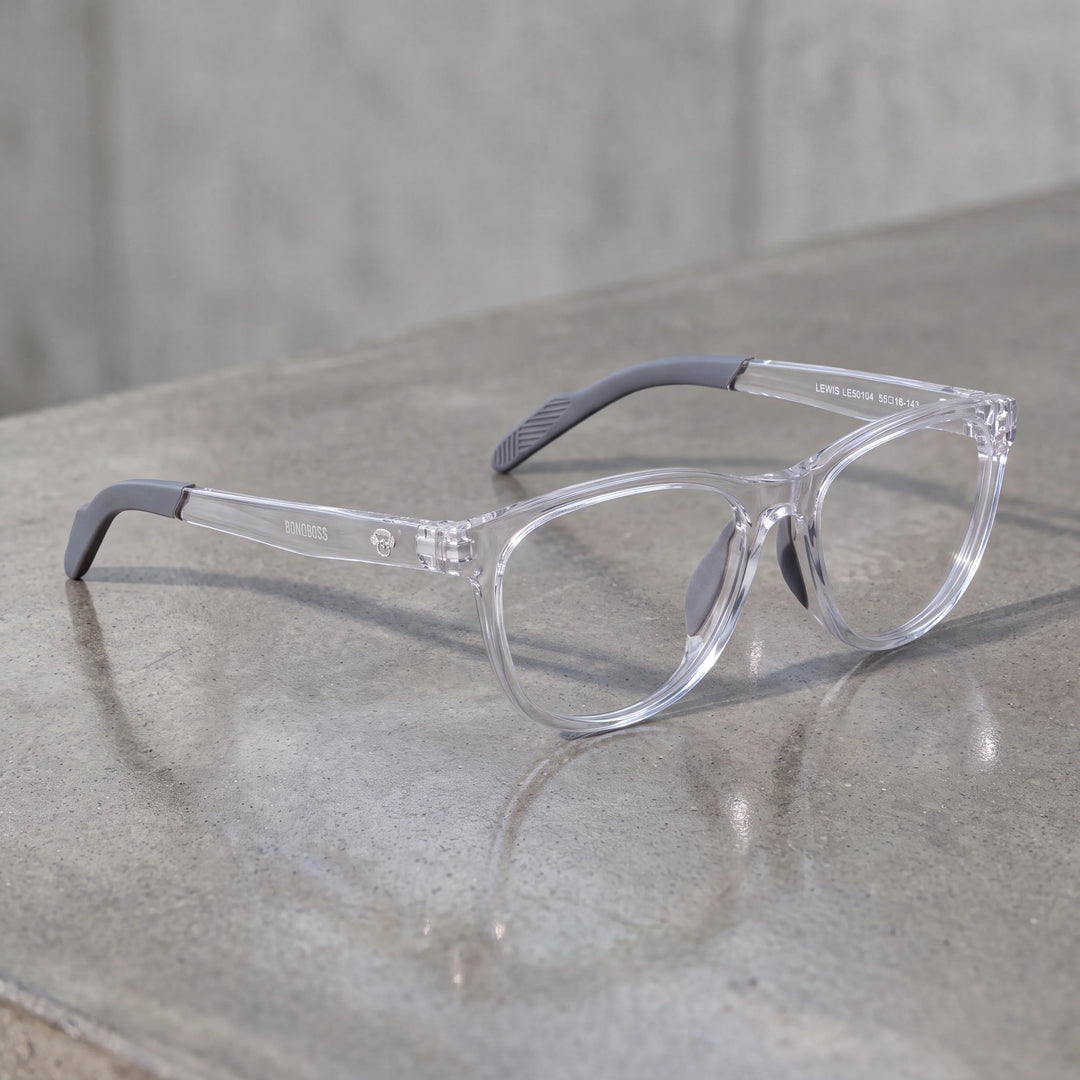 Lentes ópticos deportivos Bonoboss Lewis Transparente superficie limpia #editorial_lifestyle3 #color_transparente