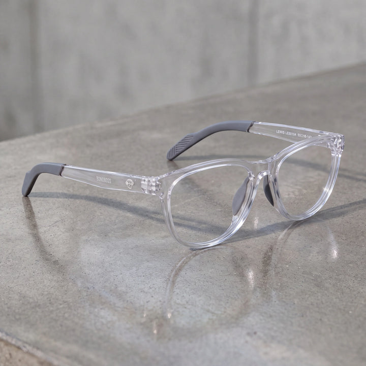 Lentes ópticos deportivos Bonoboss Lewis Transparente superficie limpia #editorial_lifestyle3 #color_transparente