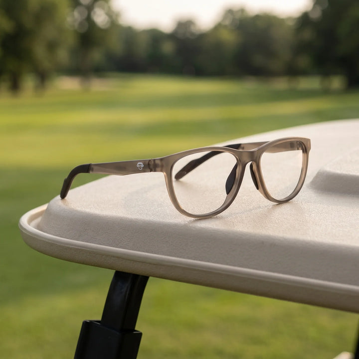 Lentes ópticos deportivos Bonoboss Lewis Champagne techo carro golf #editorial_lifestyle4 #color_champagne