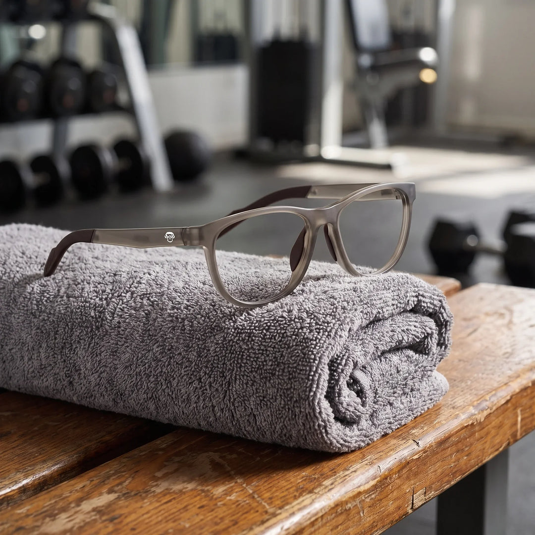 Lentes ópticos deportivos Bonoboss Lewis Champagne toalla gym #color_champagne